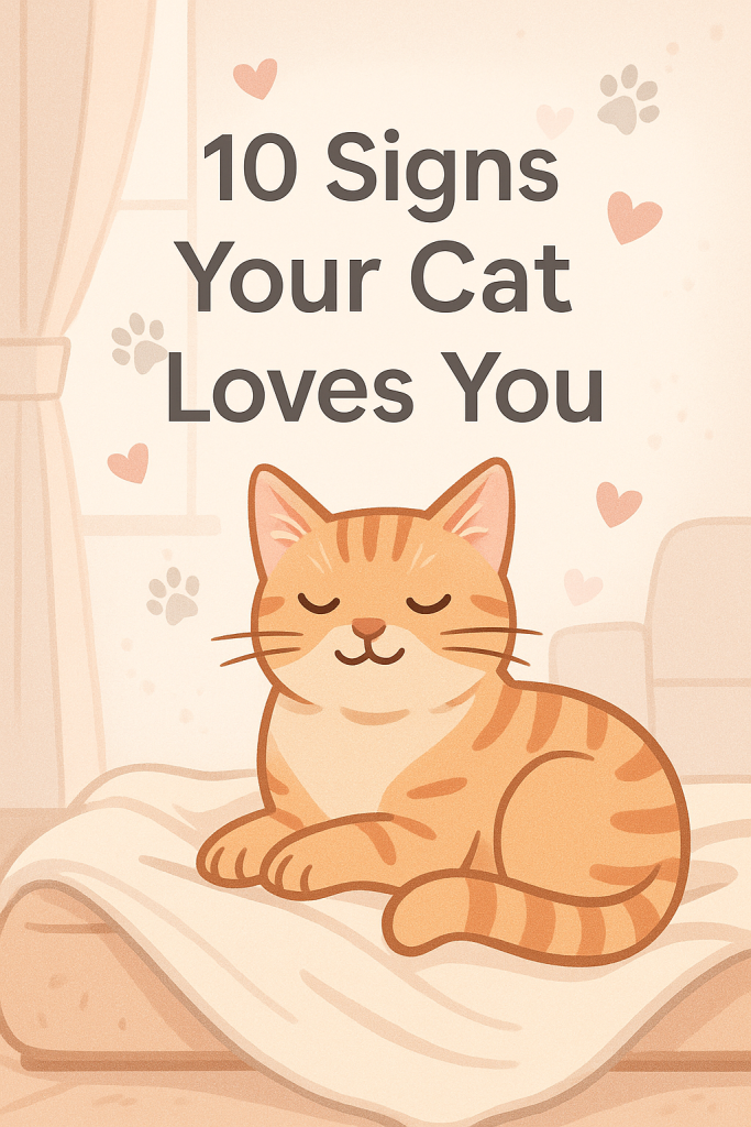 signs your cat loves you