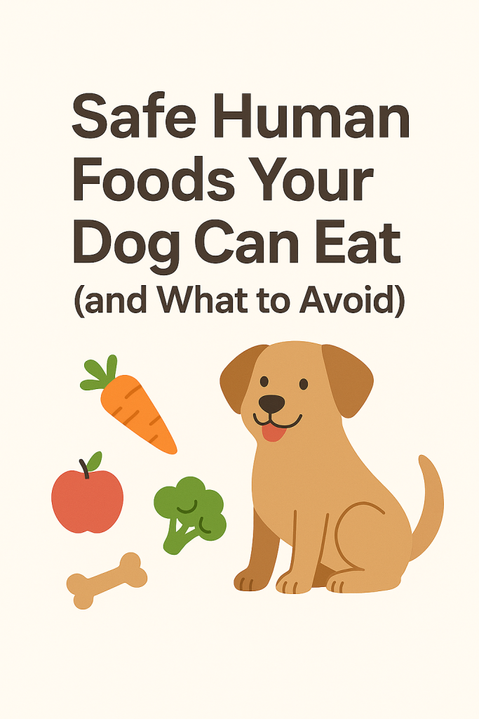 Safe human foods for dogs